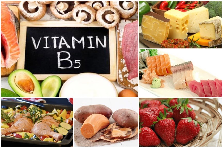 Thực phẩm giầu vitamin b5