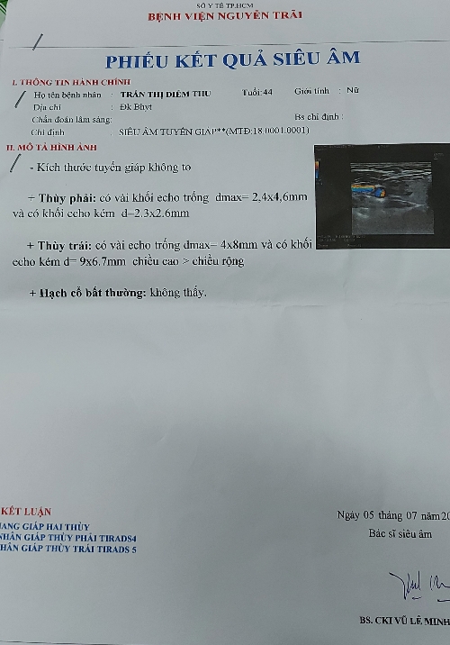 Bệnh Án U Lành Tuyến Giáp